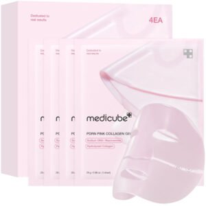 Medicube Salmon PDRN Pink Collagen Jelly Gel Mask 28 gr x 4 pzas