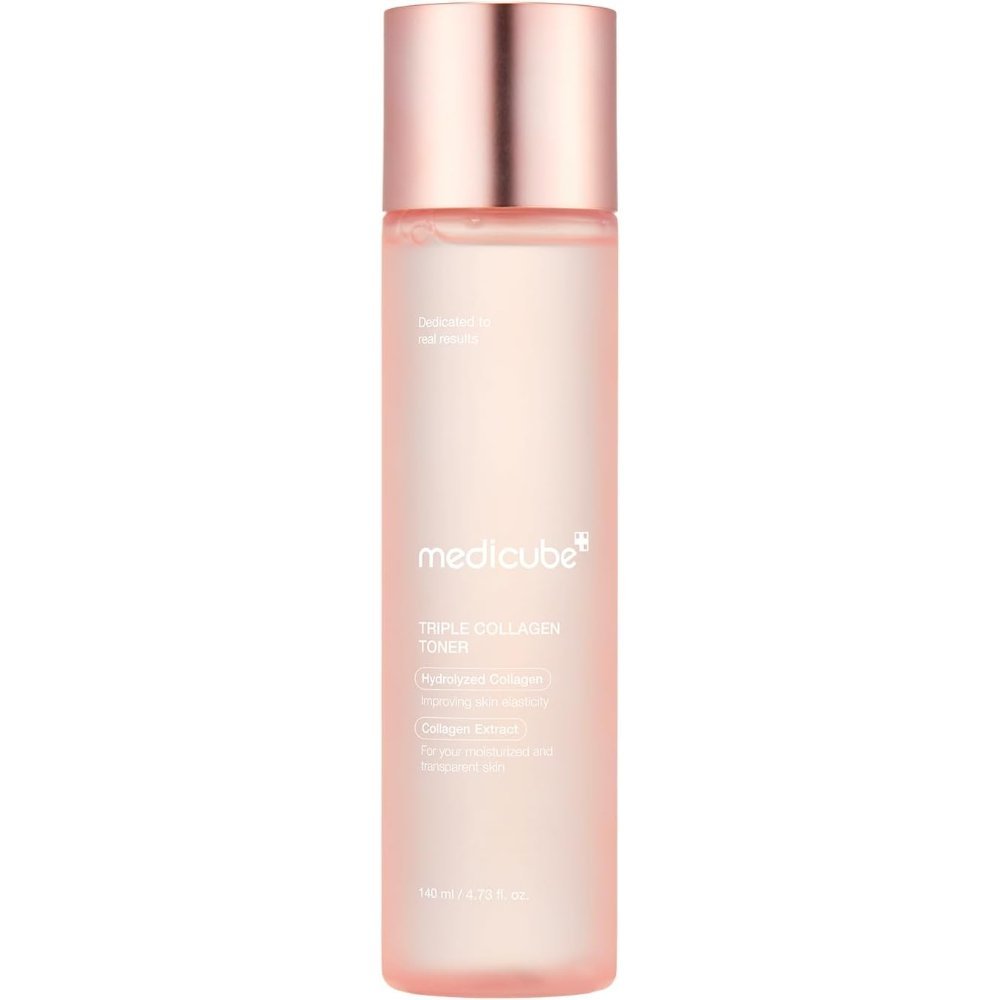 Medicube Triple Collagen Toner 140 ml tónico facial para luminosidad y hidratación