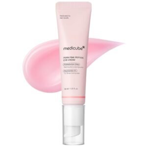 Medicube PDRN Pink Peptide Eye Cream 30 ml crema para contorno de ojos con retinol para luminosidad y elasticidad