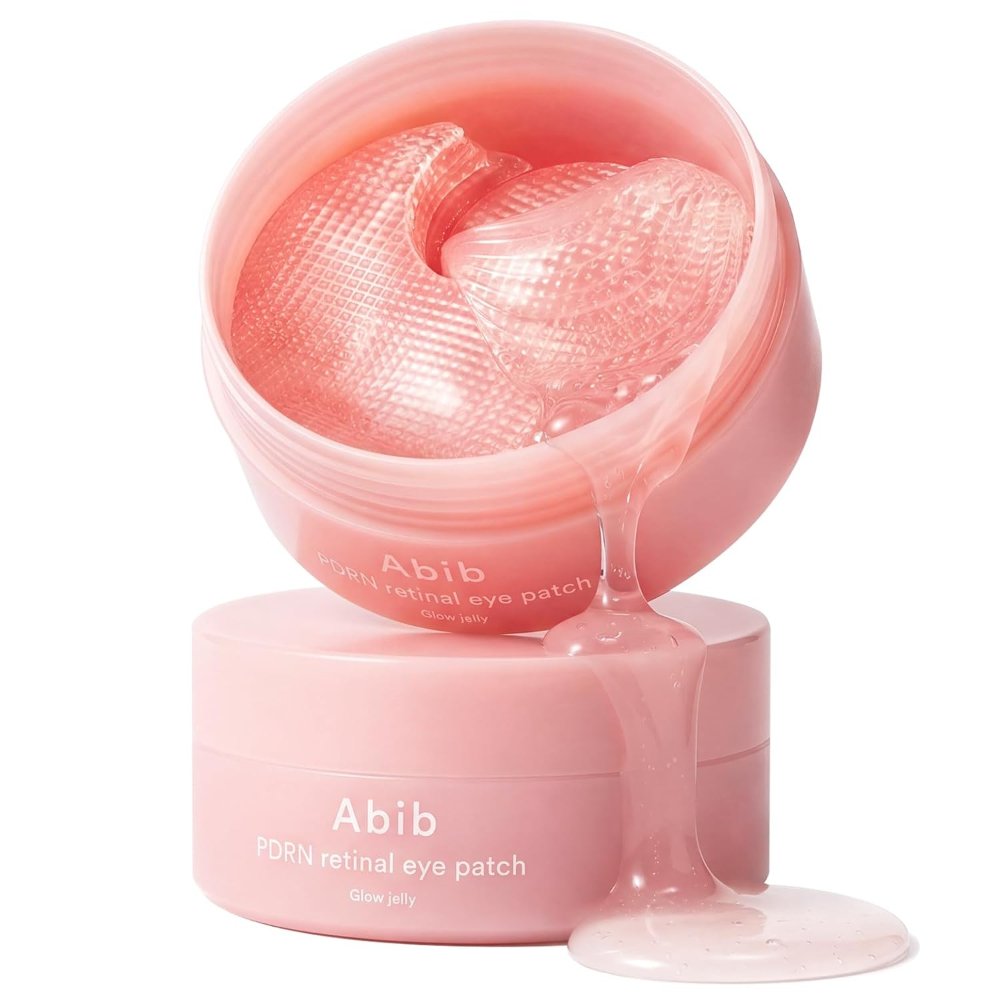 Abib PDRN Retinal Eye Patch Glow Jelly 60 pzas 84 gr para contorno de ojos con niacinamida para luminosidad y hidratación