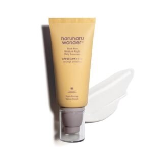haruharu wonder Black Rice Moisture Airyfit Daily Sunscreen 50 ml protector solar facial con Filtros UV y arroz