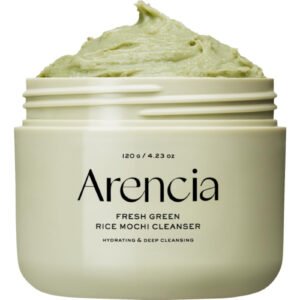 Arencia Fresh Green Rice Mochi Cleanser 120 gr limpiador facial con Té verde y arroz para luminosidad y poros y textura