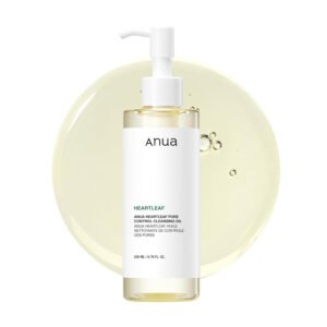 Anua Heartleaf Pore Control Cleansing Oil 200 ml aceite limpiador facial con Mezcla de aceites acondicionadores y Agentes emulsificantes
