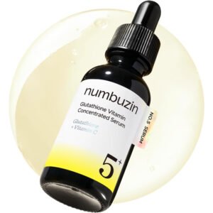 numbuzin No.5+ Glutathione Vitamin Concentrated Serum 30 ml sérum facial con niacinamida y ácido tranexámico para luminosidad y manchas