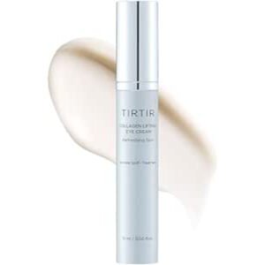 TIRTIR Collagen Lifting Eye Cream 15 ml crema para contorno de ojos con Ingredientes humectantes y Aplicador metálico