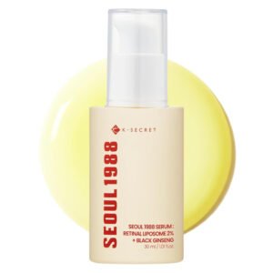 K-SECRET SEOUL 1988 Serum Retinal Liposome 2% + Black Ginseng 30 ml sérum facial con Panax Ginseng Root Extract y niacinamida