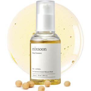 mixsoon Bean Essence 50 ml esencia facial con Fermento de soya y Fermento de granada para luminosidad y hidratación