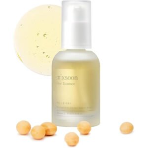 mixsoon Bean Essence 30 ml esencia facial con Fermento de soya y Fermento de granada para luminosidad y hidratación