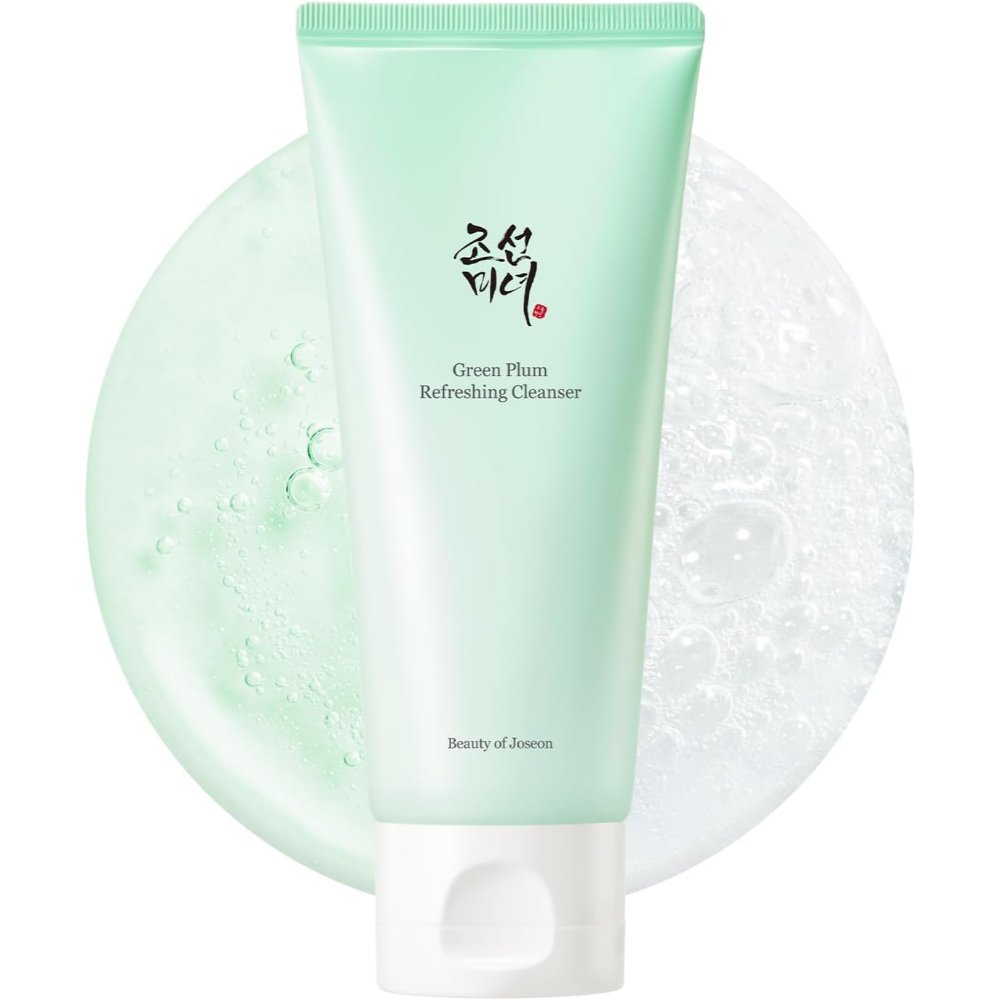 Beauty of Joseon Green Plum Refreshing Cleanser 100 ml limpiador facial con Agua de ciruela verde y Extracto de frijol mungo