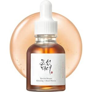 Beauty of Joseon Revive Serum Ginseng + Snail Mucin 30 ml sérum facial con Agua de raíz de ginseng y Filtrado de secreción de caracol