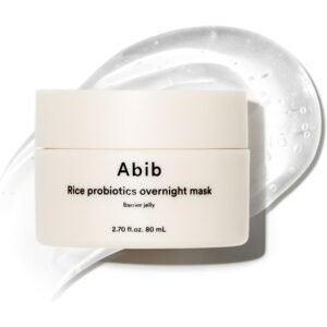Abib Rice Probiotics Overnight Mask Barrier Jelly 80 ml mascarilla facial nocturna con arroz y ácido hialurónico