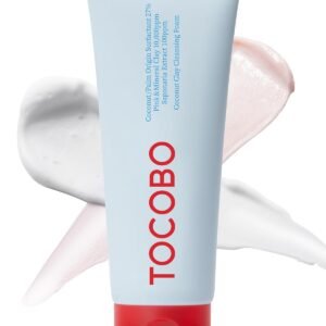 TOCOBO Coconut Clay Cleansing Foam 150 ml limpiador facial con Surfactantes derivados del coco 27% y Pink Clay