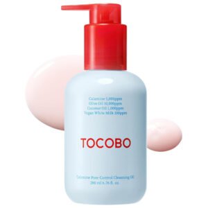 TOCOBO Calamine Pore Control Cleansing Oil 200 ml aceite limpiador facial con Calamina y Aceite de coco 10,000 ppm