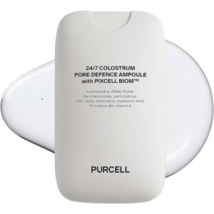 PURCELL 24/7 COLOSTRUM PORE DEFENCE AMPOULE 55 ml ampoule facial con Sistema hidratante y Ingredientes de soporte de barrera