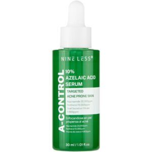 NINELESS A-CONTROL 10% Azelaic Acid Serum 30 ml sérum facial con Ácido azelaico 10% y niacinamida para luminosidad y calma y confort