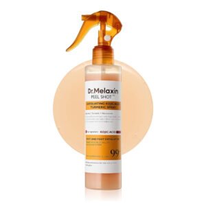 Dr.Melaxin Peel Shot Exfoliating Kojic Acid Turmeric Spray 200 ml producto de skincare con Extracto de cúrcuma y niacinamida