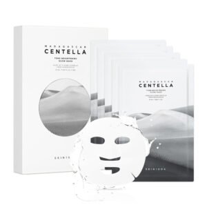 SKIN1004 Madagascar Centella Tone Brightening Glow Mask 25 ml x 5 pzas mascarilla facial con centella asiática y Humectantes