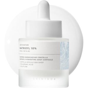 SKIN1004 Matrixyl 10 Boosting Shot Ampoule 30 ml ampoule facial con Matrixyl 3000® 10% y Volufiline™ 5% para luminosidad y hidratación