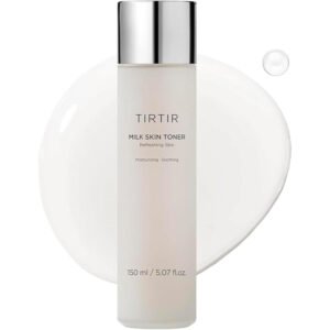 TIRTIR Milk Skin Toner 150 ml tónico facial con niacinamida y arroz para luminosidad y hidratación