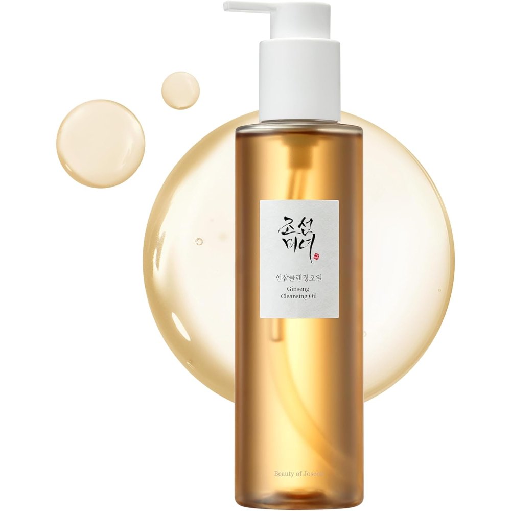 Beauty of Joseon Ginseng Cleansing Oil 210 ml aceite limpiador facial con Aceite de soya y Aceite de semilla de ginseng para luminosidad