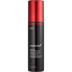 medicube Red Acne Body Peeling Shot 2.0 110 g con AHA, BHA, PHA y LHA para exfoliar espalda, pecho, brazos y glúteos