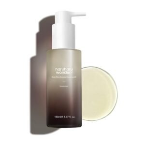 haruharu wonder Black Rice Moisture Deep Cleansing Oil Unscented 150 ml con black rice para retirar maquillaje, protector solar e impurezas