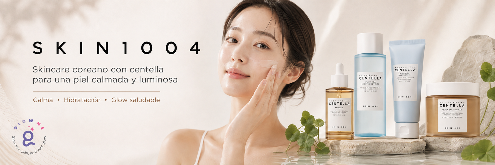 Productos SKIN1004 Madagascar Centella, Hyalu-Cica y Probio-Cica en Glowme México
