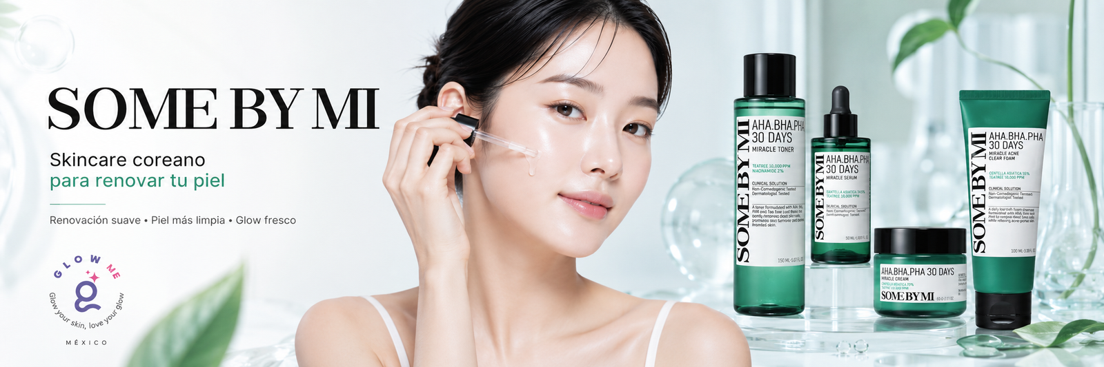 Productos SOME BY MI en Glowme México con AHA·BHA·PHA 30 Days Miracle, Retinol Intense y Yuja Niacin