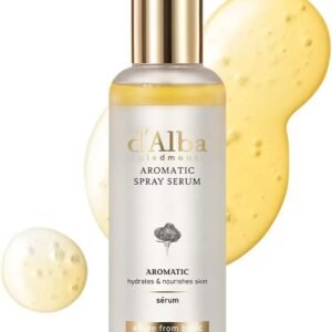 d'Alba White Truffle First Aromatic Spray Serum 120 ml sérum facial con 72% Damask Rose Water y Trufferol™ para luminosidad y hidratación